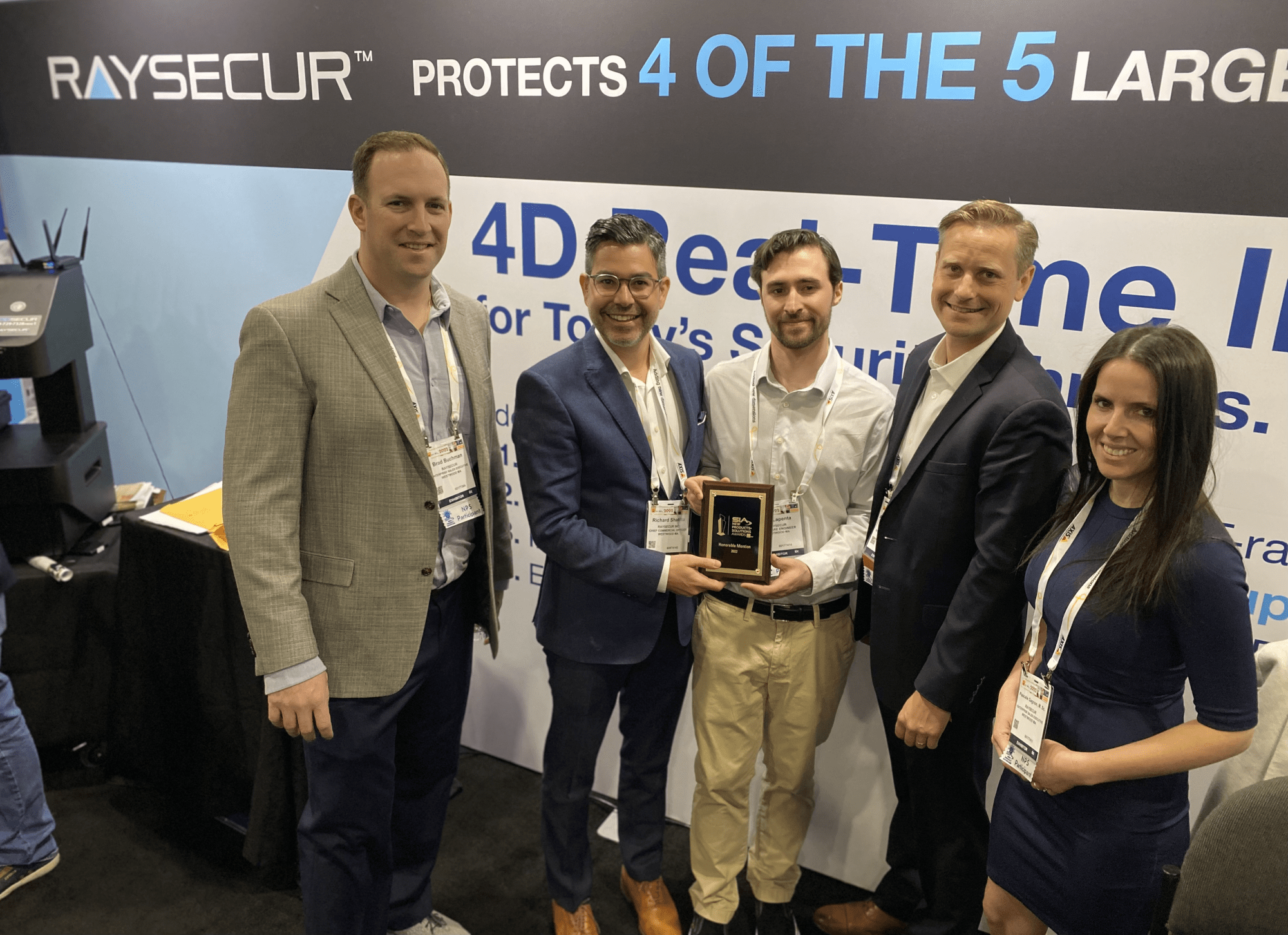 RaySecur wins ISC West New Security Product Award