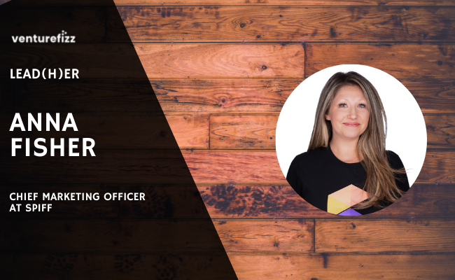 Lead(H)er Profile - Anna Fisher, Chief Marketing Officer at Spiff banner image