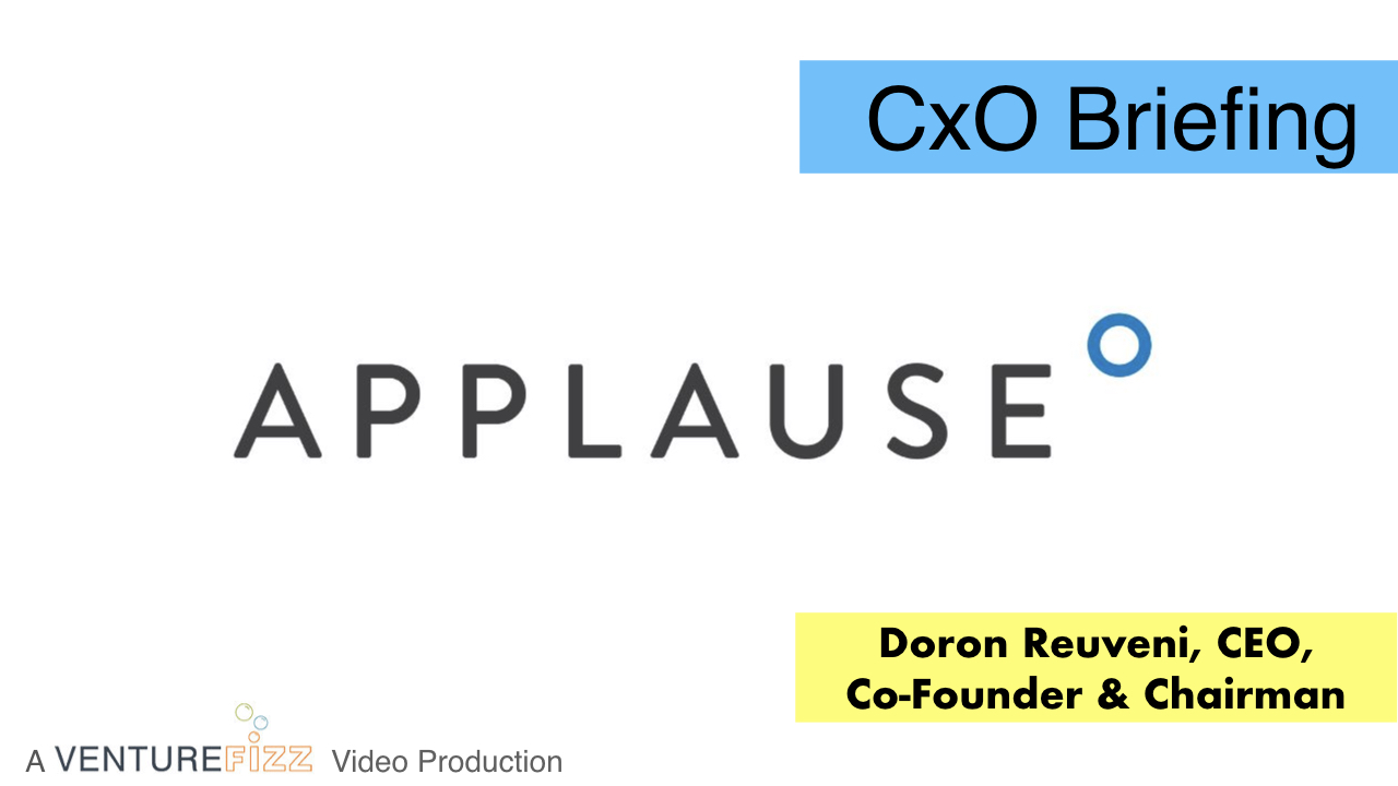 CxO Briefing: Applause CEO, Co-Founder & Chairman Doron Reuveni banner image