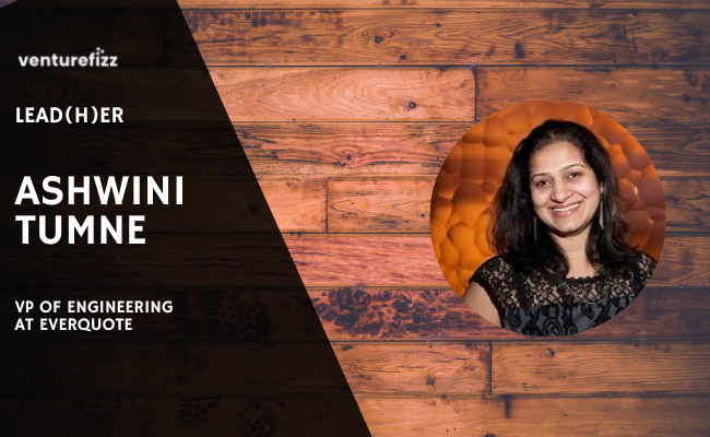 Lead(H)er Profile - Ashwini Tumne, VP of Engineering at Everquote banner image