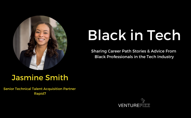 Black in Tech: Jasmine Smith - Senior Technical Talent Acquisition Partner at Rapid7 banner image
