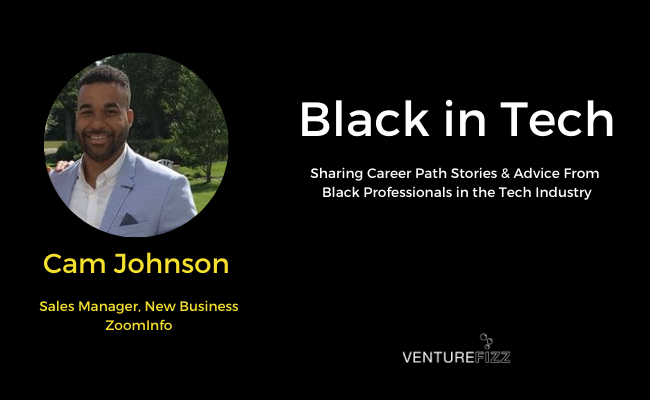 Black in Tech: Cam Johnson - Sales Manager, New Business at ZoomInfo banner image