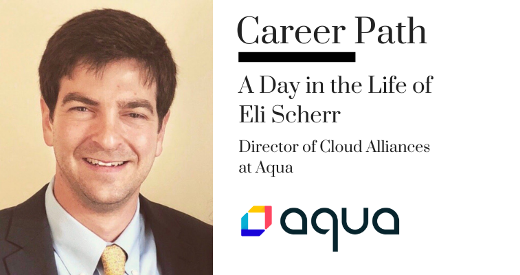 Career Path - Eli Scherr, Director of Cloud Alliances, Aqua banner image
