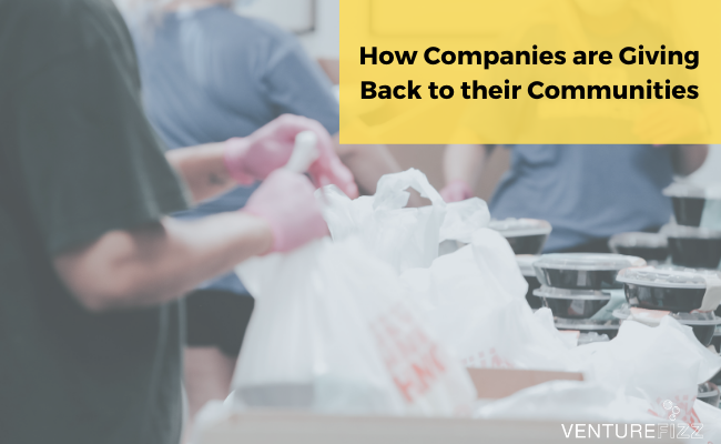 How Companies are Giving Back to their Communities banner image
