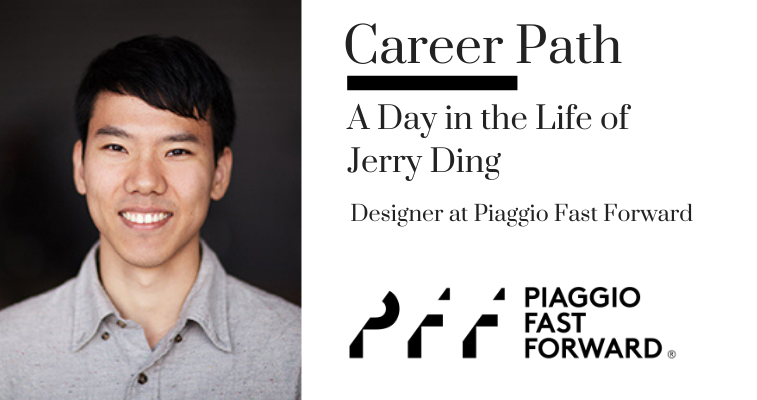 Career Path - Jerry Ding, Designer at Piaggio Fast Forward banner image