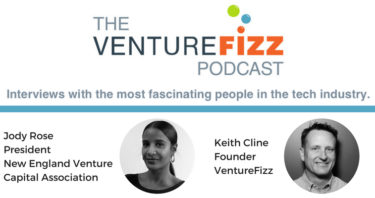 The VentureFizz Podcast: Jody Rose - President of the New England Venture Capital Association (NEVCA) banner image