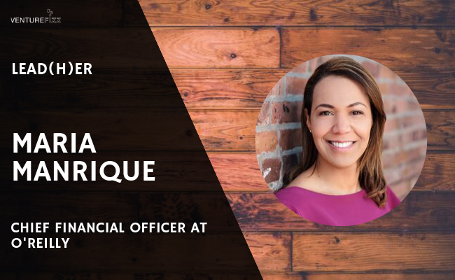 Lead(H)er: Maria Manrique, Chief Financial Officer at O'Reilly banner image