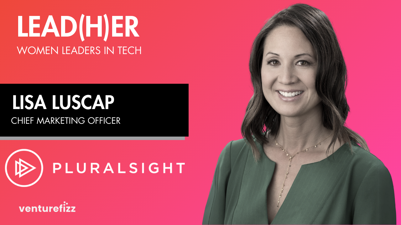 Lead(H)er Profile - Lisa Luscap, Chief Marketing Officer at Pluralsight banner image