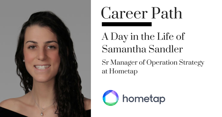 Career Path - Samantha Sandler, Sr Manager of Operation Strategy at Hometap banner image