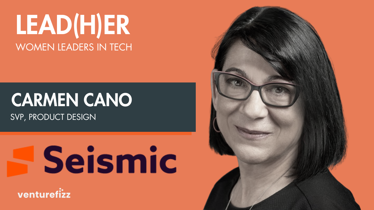 Lead(H)er Profile - Carmen Cano, SVP Product Design at Seismic banner image