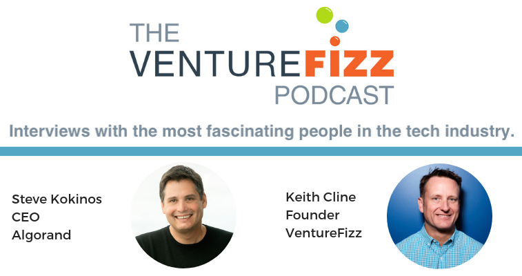The VentureFizz Podcast: Steve Kokinos - CEO of Algorand banner image