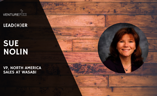 Lead(H)er Profile - Sue Nolin, VP, North America Sales at Wasabi banner image