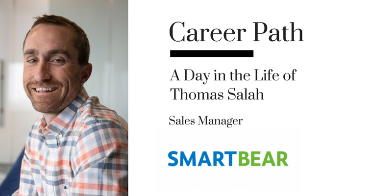 Career Path: Thomas Salah, Sales Manager at SmartBear banner image