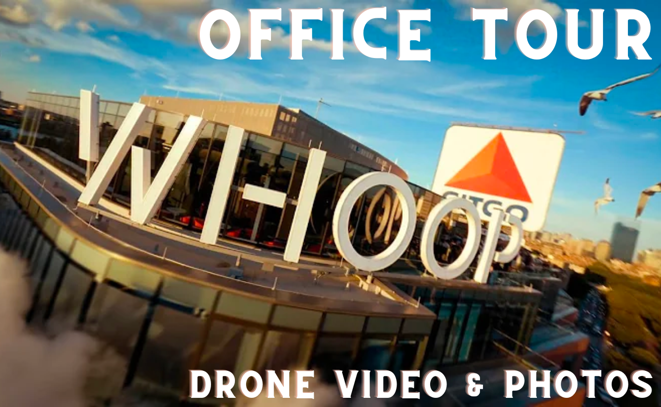 Office Tour - WHOOP in Boston - Drone Video Tour & Photos banner image